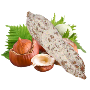 Saucisson aux noisettes